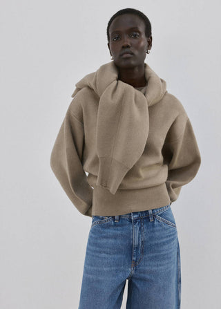 Jeans Balloon Talle Medio con Bolsillos