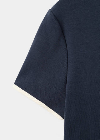 Camiseta Manga Corta con Detalle Botones
