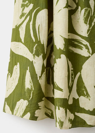 Vestido sin Mangas con Estampado Floral