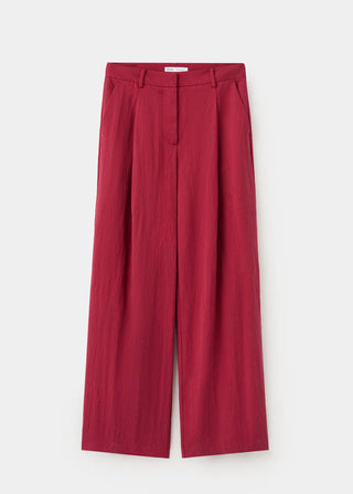 Pantalón Talle Medio con Detalle Pinza