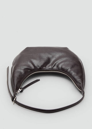 Bolso de Hombro Ovalado Acabado Brillante