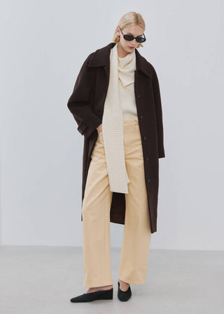 Jeans Holgados Talle Medio con Bolsillos