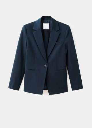 Blazer de Traje Entallado Cuello V