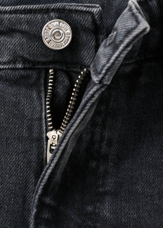 Jeans Ajustados Talle Alto con Bolsillos