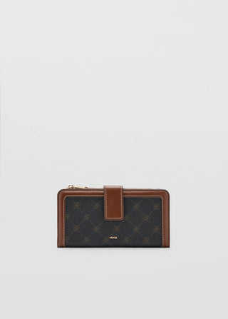 Billetera Grande de Jacquard con Logo