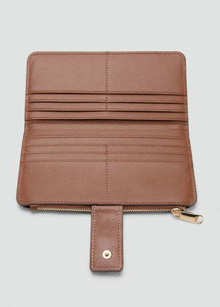 Billetera Grande de Jacquard con Logo
