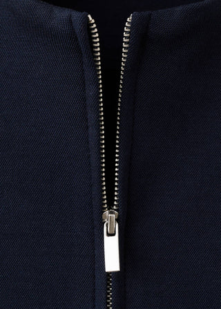 Chaleco Cuello Alto Ajustado con Cremallera