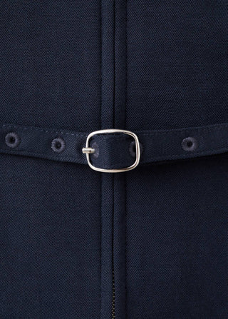 Chaleco Cuello Alto Ajustado con Cremallera