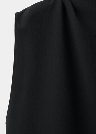 Blusa sin Mangas Escote Asimétrico