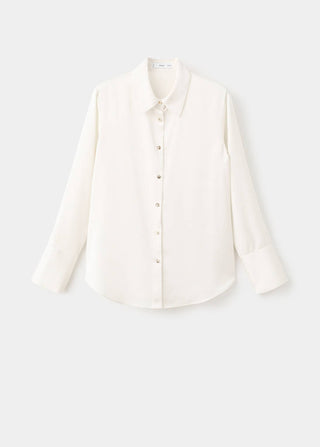 Camisa Manga Larga con Acabado Satinado