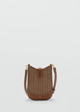 Portamóvil Bandolera de Jacquard con Logo