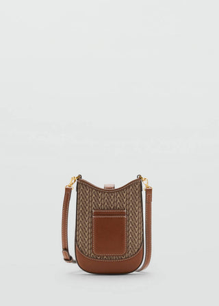 Portamóvil Bandolera de Jacquard con Logo