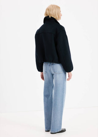 Jeans Rectos Talle Bajo con Bolsillos