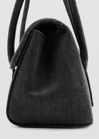 Bolso de Hombro Denim Doble Asa