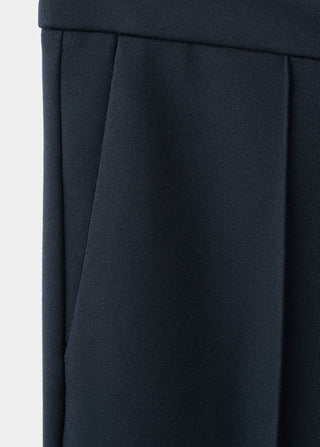 Pantalón de Traje Talle Medio con Bolsillos