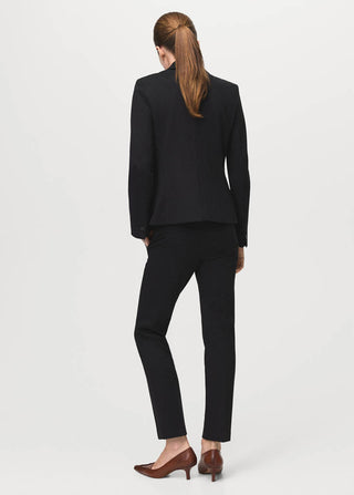 Pantalón de Traje Talle Medio con Bolsillos
