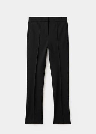 Pantalón de Traje Talle Medio con Bolsillos