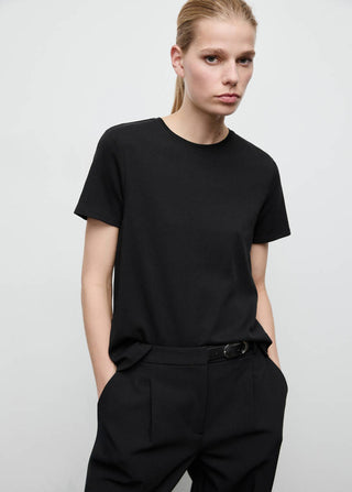 Camiseta Manga Corta de Algodón