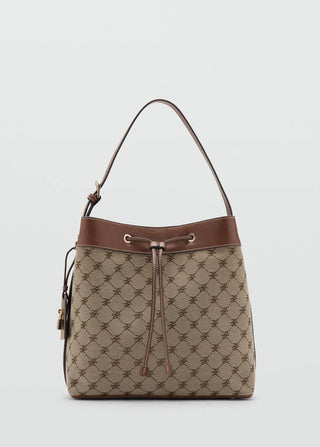 Bolso Mediano Jacquard con Logotipo