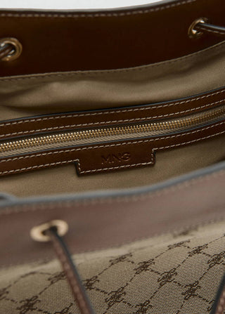 Bolso Mediano Jacquard con Logotipo