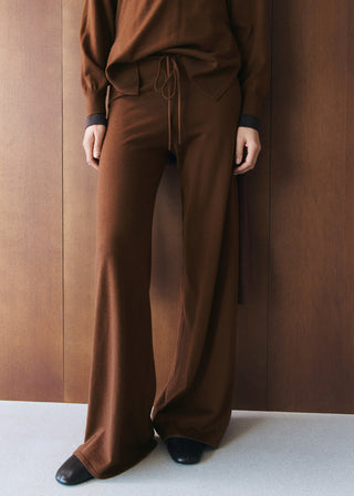 Pantalón Recto con Cintura Elástica