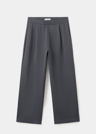 Pantalón Recto de Algodón con Bolsillos