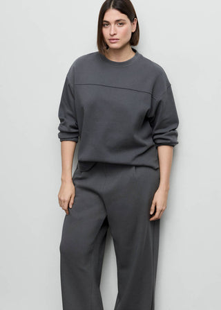 Pantalón Recto de Algodón con Bolsillos