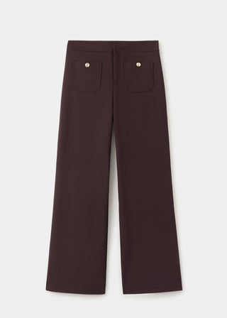 Pantalón Recto con Botones Joya