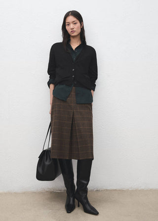 Cárdigan de Punto con Cuello en V