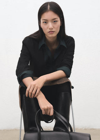 Cárdigan de Punto con Cuello en V