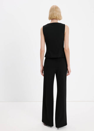 Pantalón de Traje Recto Talle Bajo