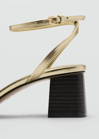 Sandalia de Tacón con Tiras