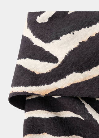 Enterizo sin Tirantes con Estampado Animal Print