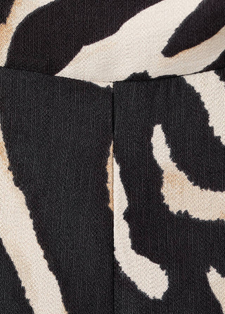 Enterizo sin Tirantes con Estampado Animal Print