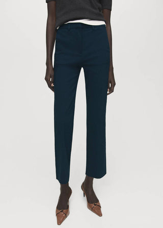 Pantalón Corte Recto con Bolsillos