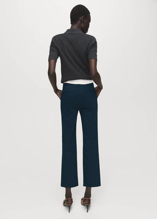 Pantalón Corte Recto con Bolsillos