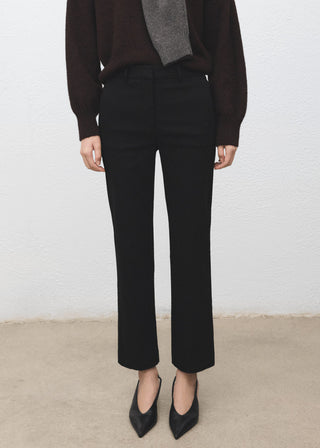 Pantalón Corte Recto con Bolsillos
