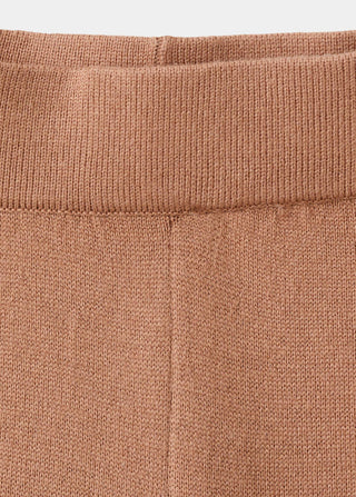 Pantalón de Punto con Rayas en Contraste