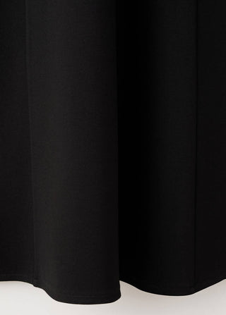 Vestido Midi Cuello Redondo sin Mangas