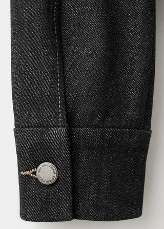 Chaqueta Denim Ajustada con Botones