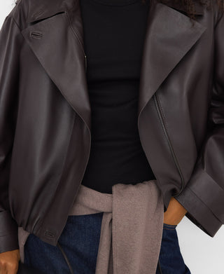 Camiseta de Canalé con Logo Bordado