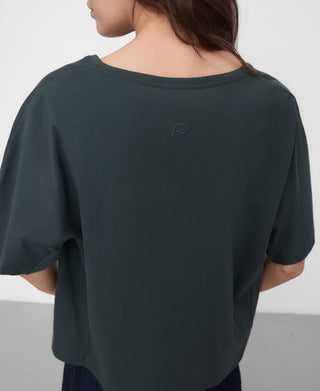 Camiseta Manga Corta Cuello V de Algodón