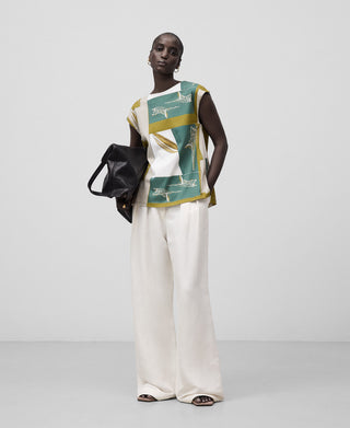 Camiseta sin Mangas con Estampado