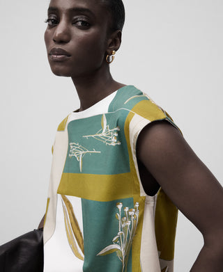 Camiseta sin Mangas con Estampado