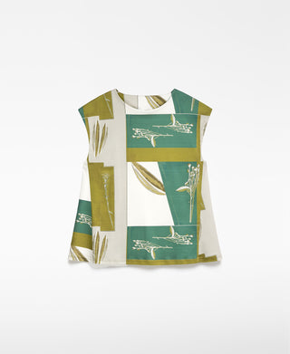 Camiseta sin Mangas con Estampado