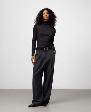 Camiseta Cuello Alto de Lana Merino