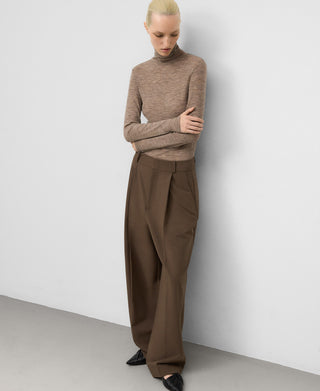 Camiseta Cuello Alto de Lana Merino