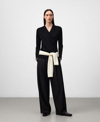 Camiseta Manga Larga Cruzada de Lana