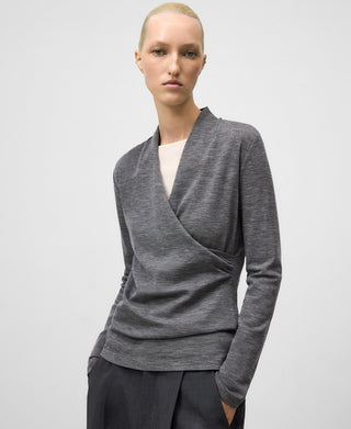 Camiseta Manga Larga Cruzada de Lana