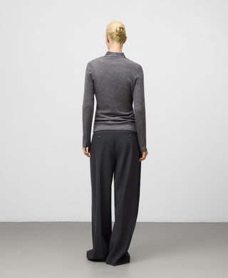 Camiseta Manga Larga Cruzada de Lana